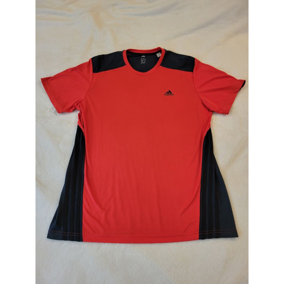 Adidas Red/Black Climacool Men's XL Athletic Shirt - Picture 2 of 8
